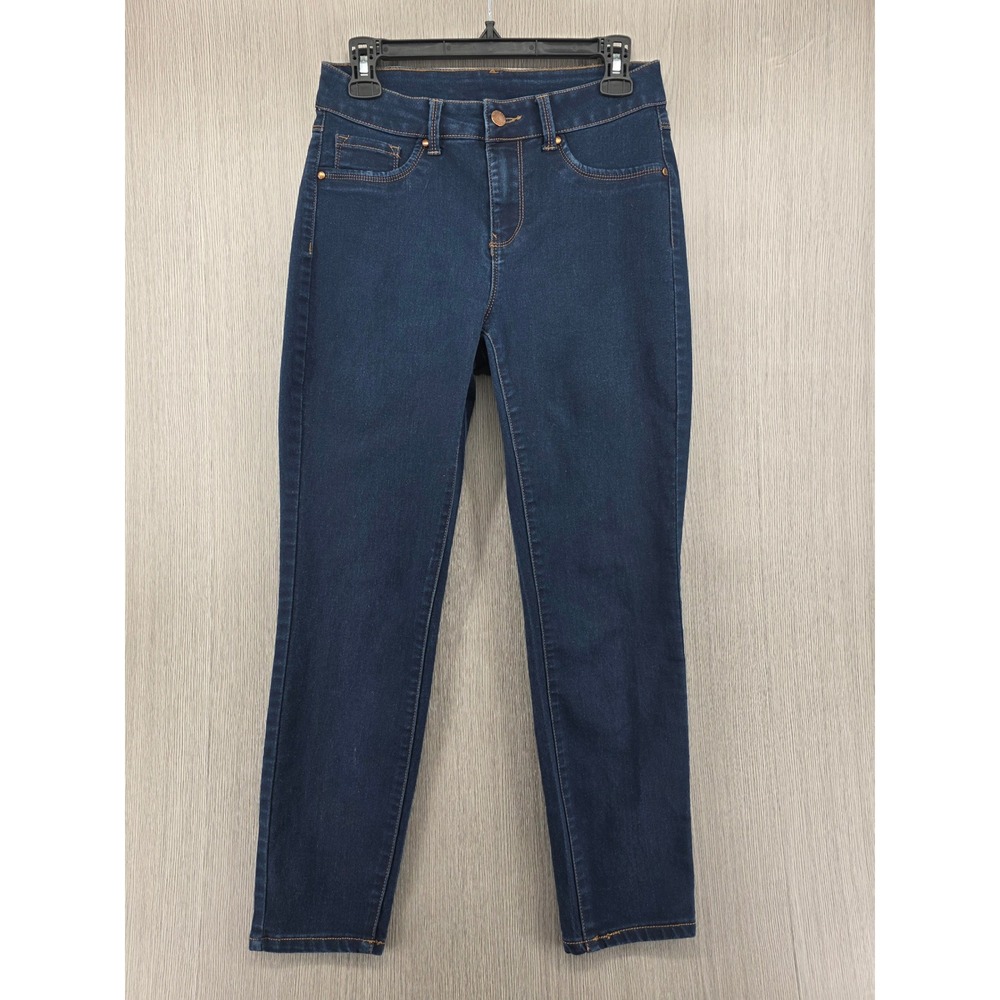 Workshop Republic Skinny Ankle Mid Rise Blue Stretch Jeans Womens 6
